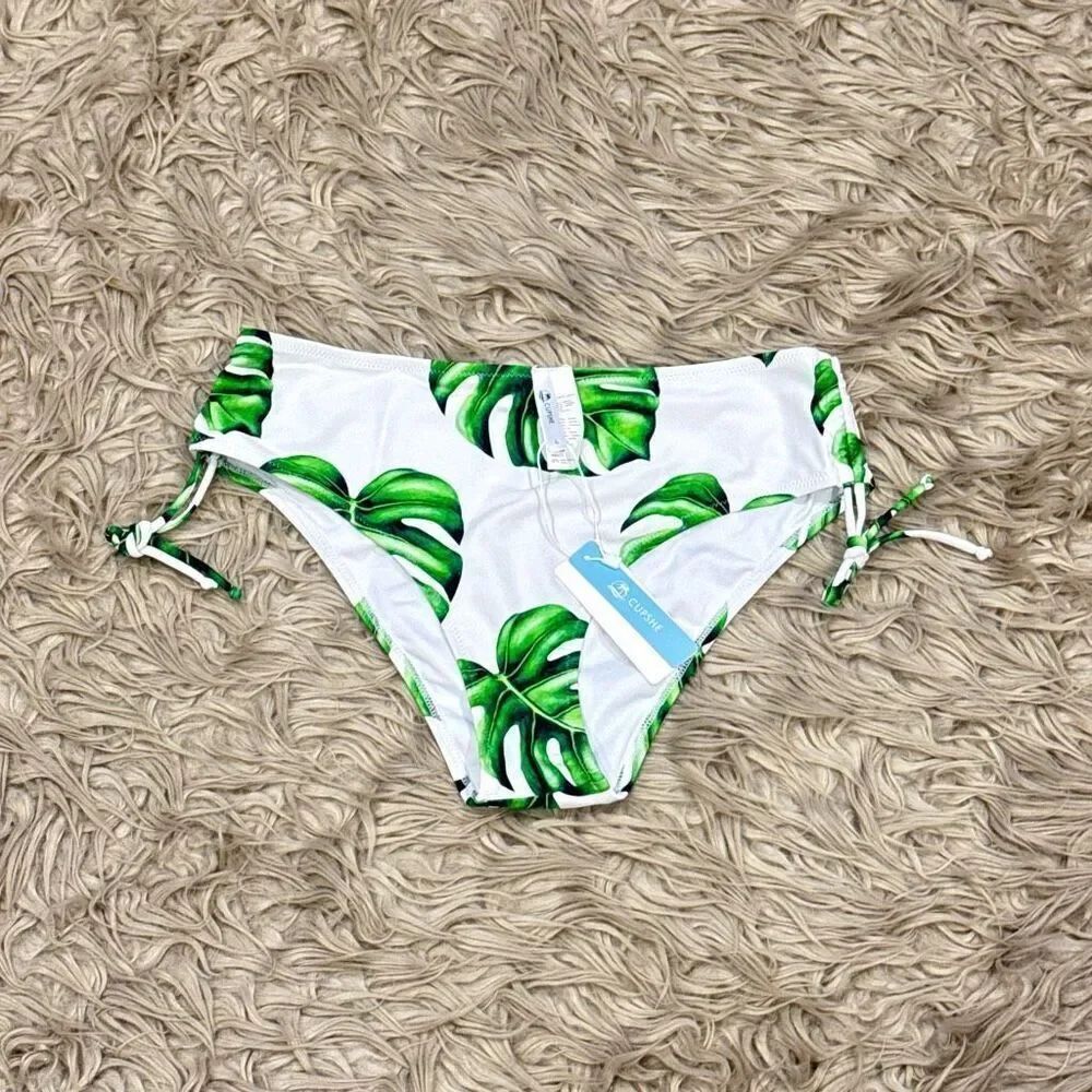 NWT cupshe swim suit bottoms size large